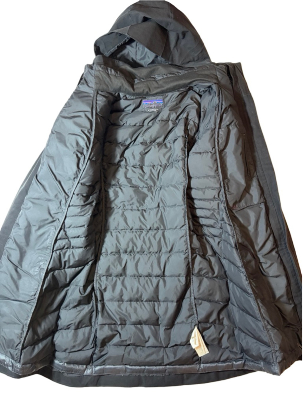 Patagonia H2No Tres 3 In 1 Down Parka Jacket Black Women’s Medium - Picture 11 of 16